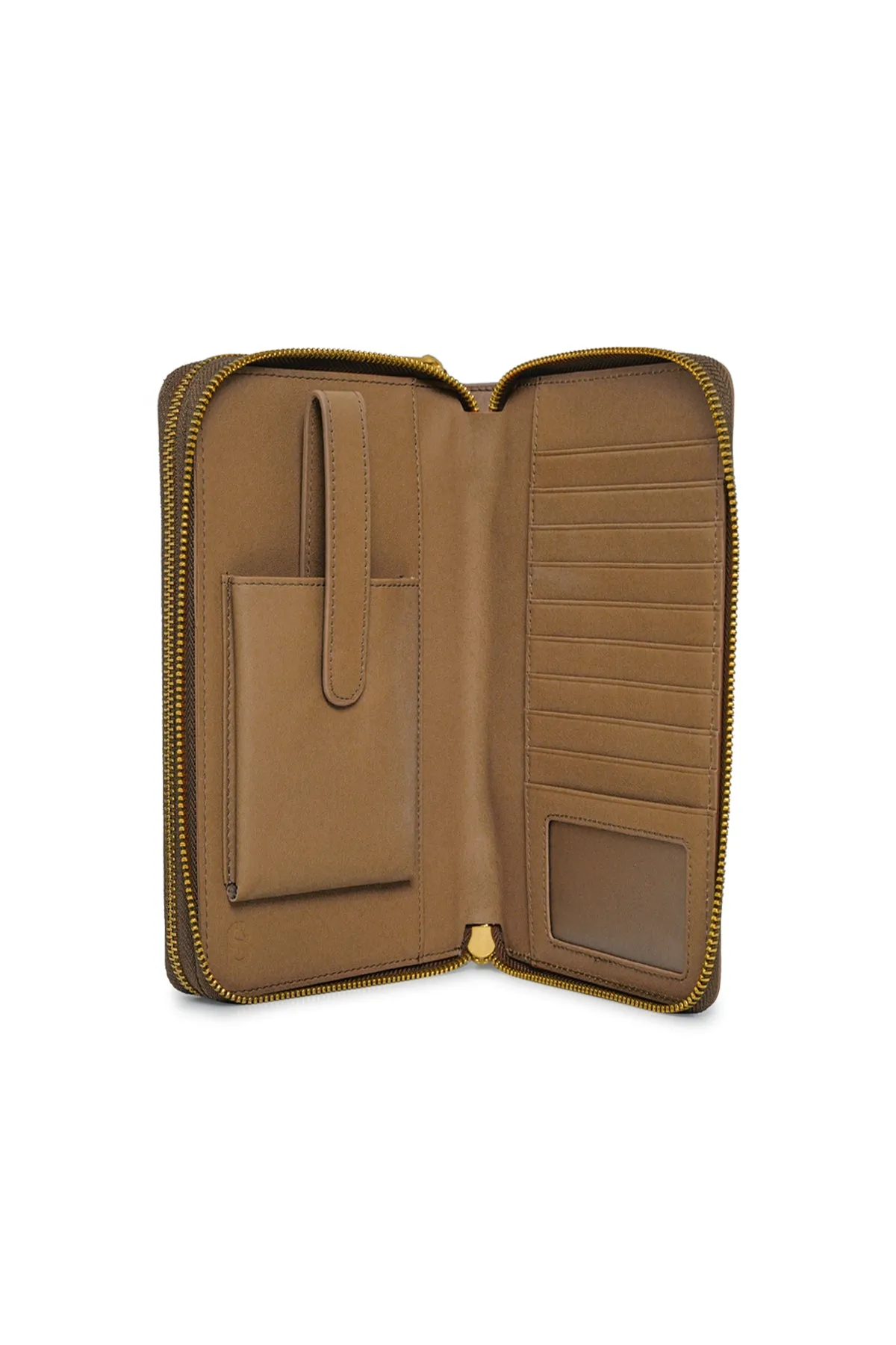 Bimu Zip Wallet - Brown