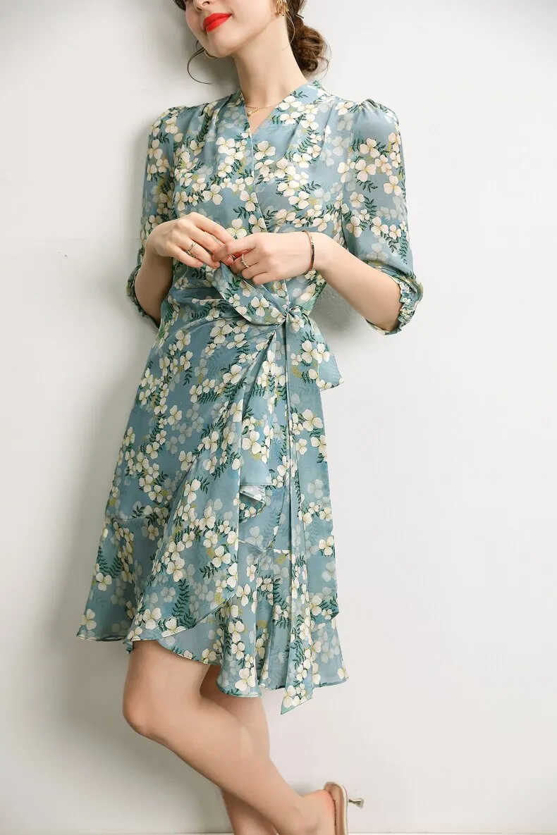 FashionSierra - 100% Natural Silk Women's Dresses