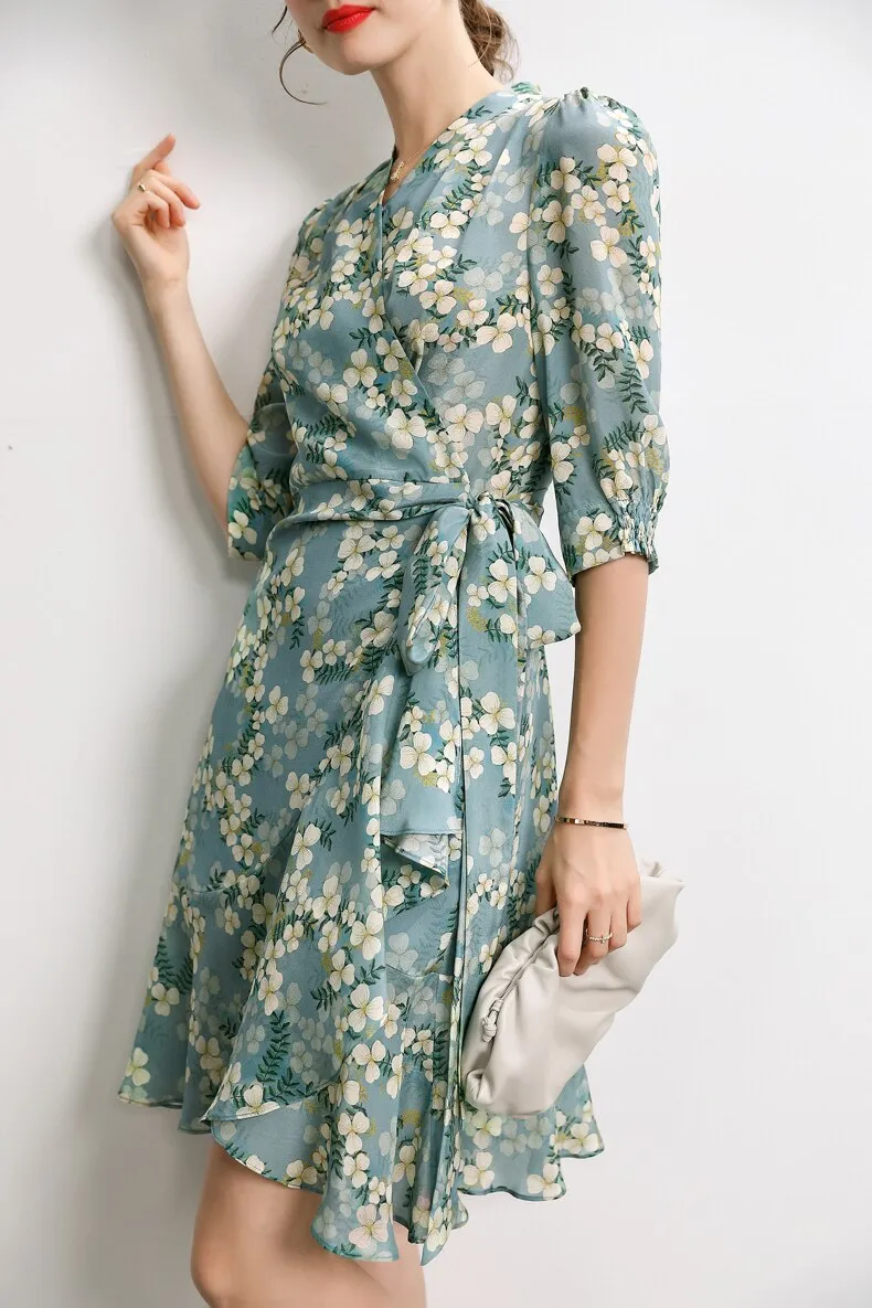 FashionSierra - 100% Natural Silk Women's Dresses