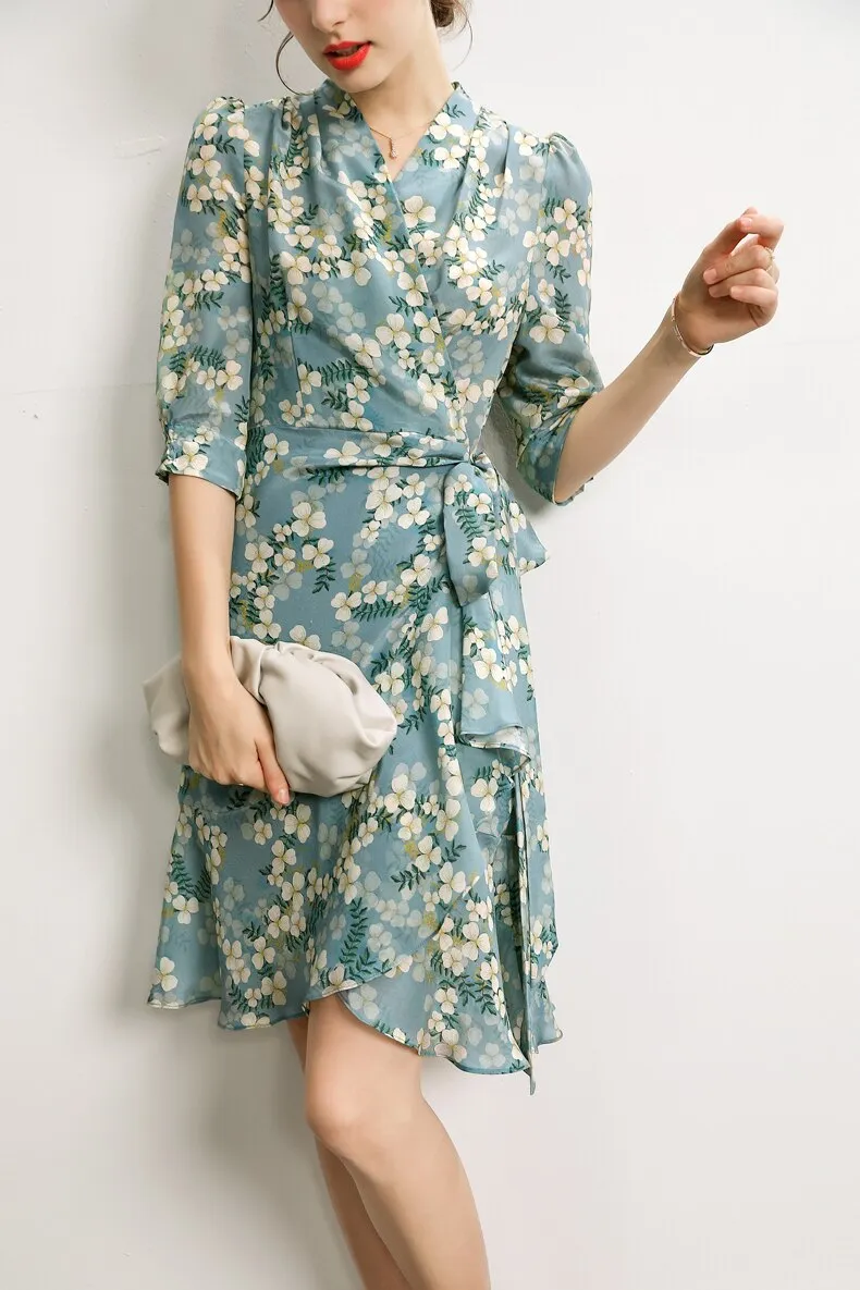 FashionSierra - 100% Natural Silk Women's Dresses