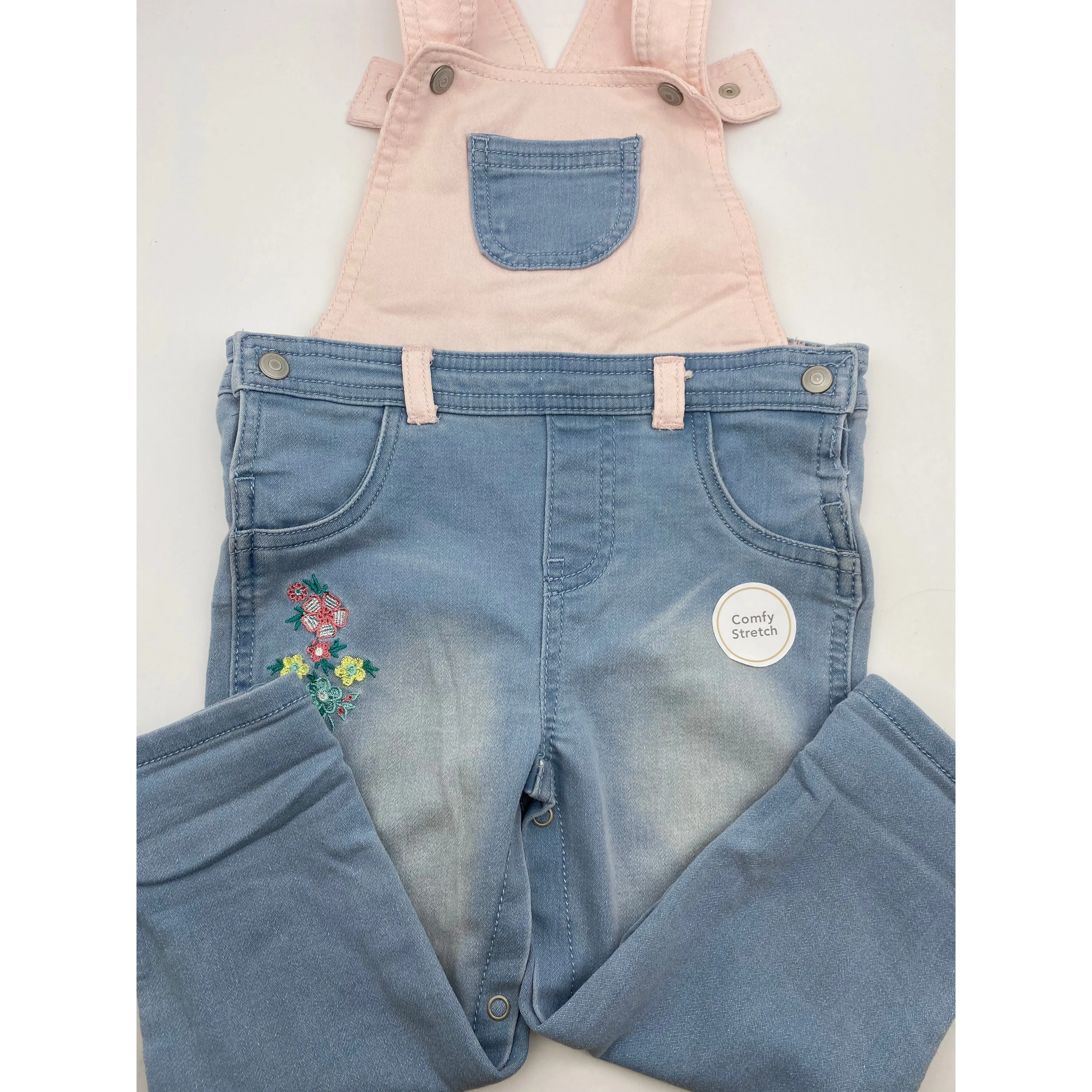 First Impressions Baby Girl Embellished Overalls,Size 24 Months