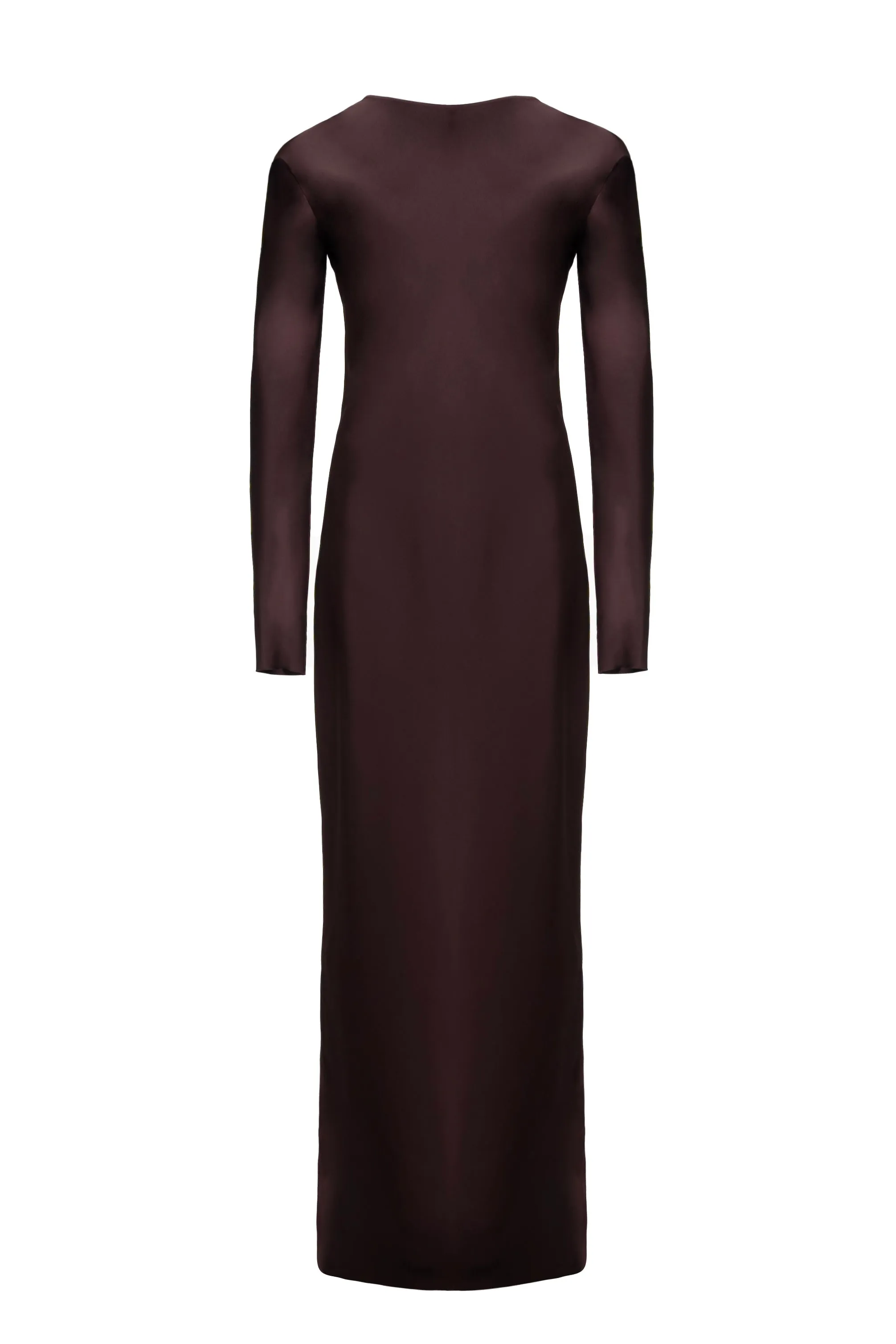 Silk Dress With Sleeves