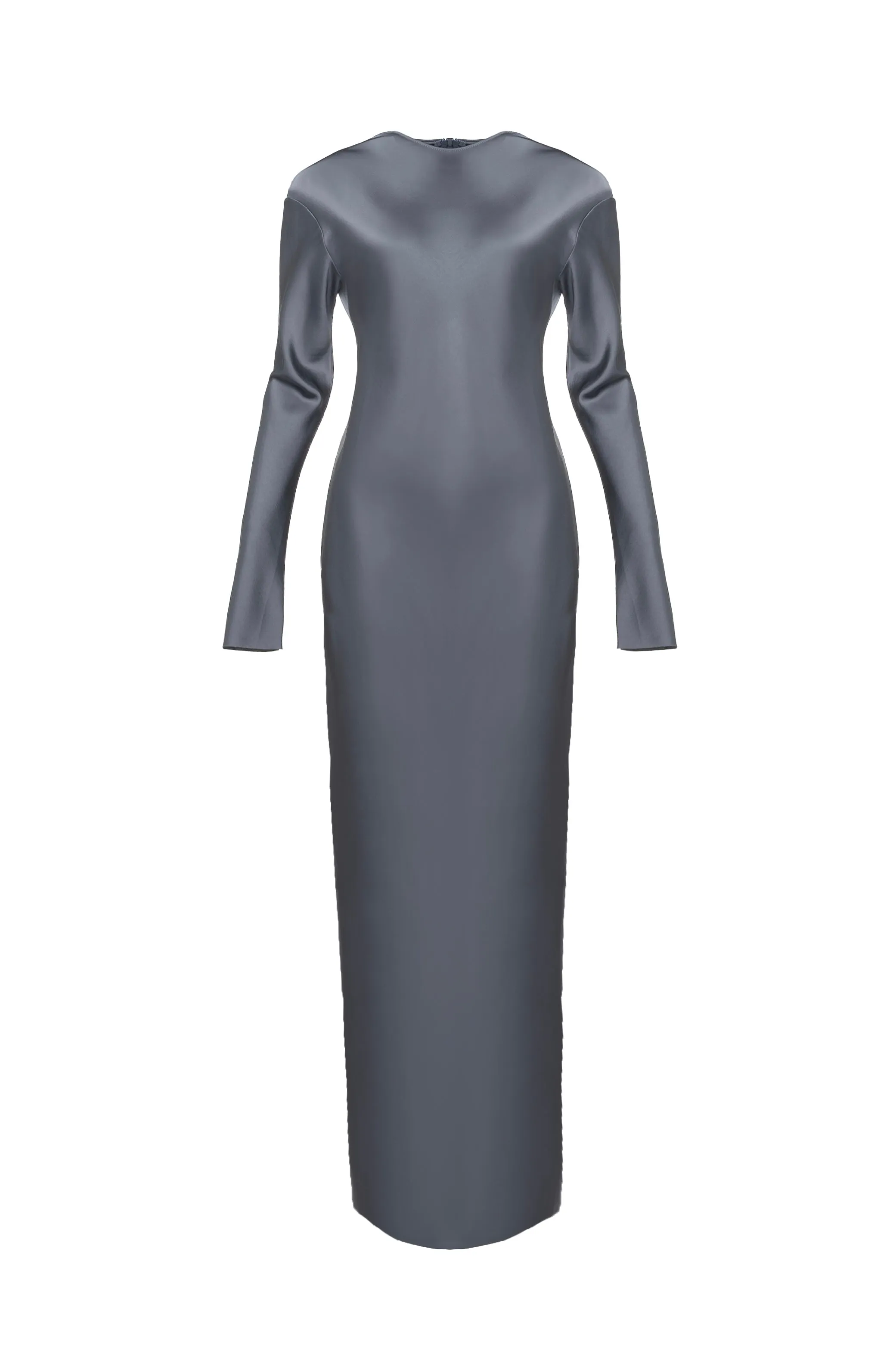 Silk Dress With Sleeves