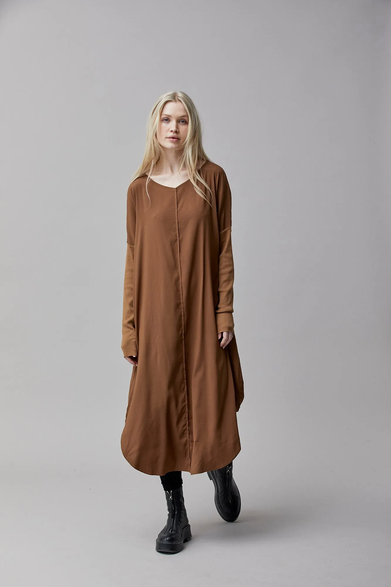 Silk satin dress