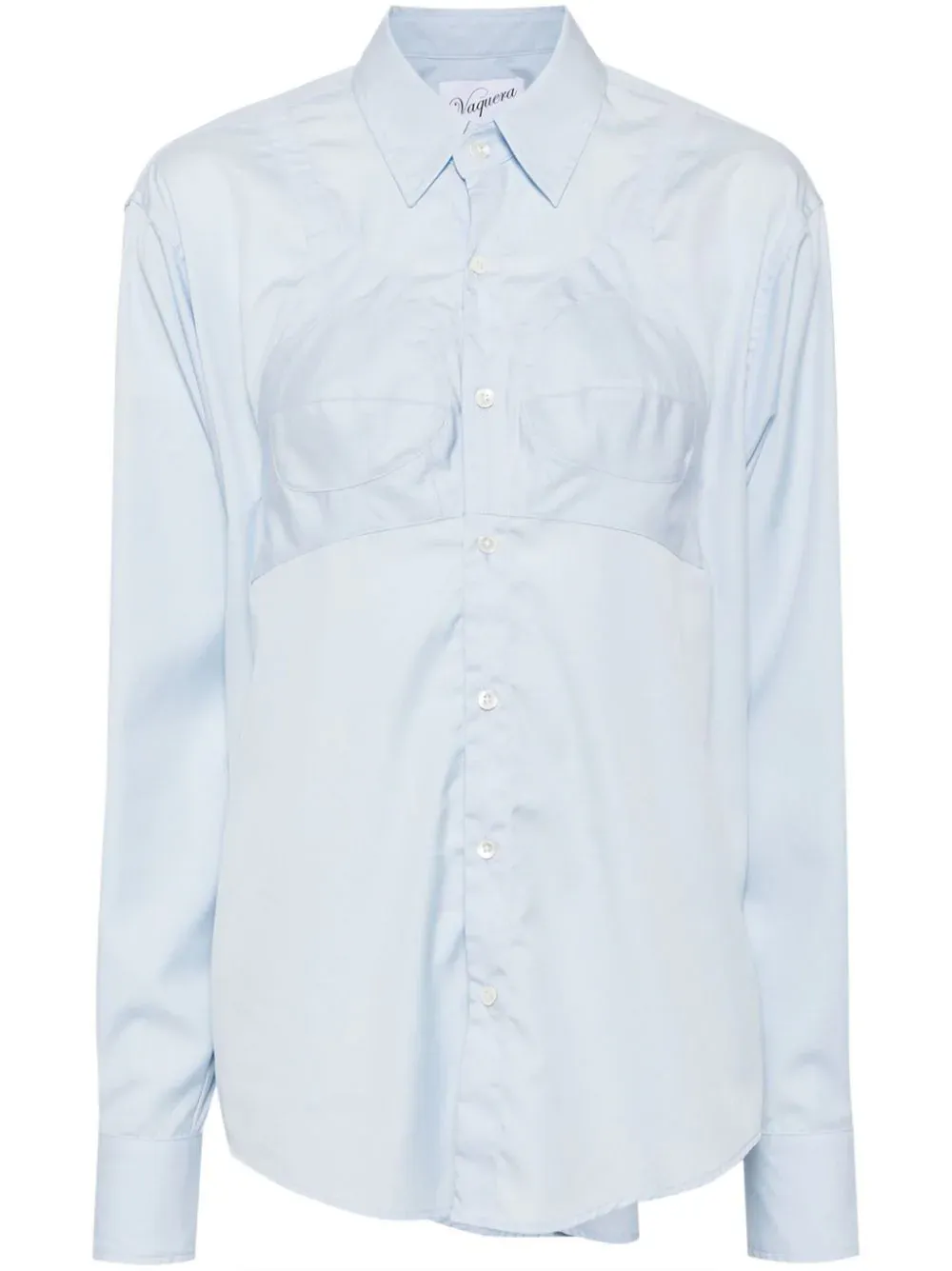 Women Bra Button Down Shirt